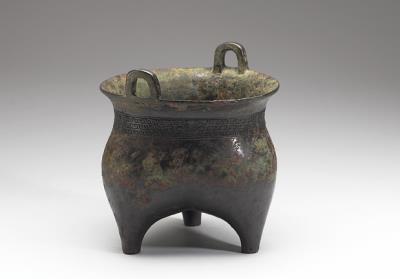 图片[2]-Li cooking vessel dedicated to Chi Fu Ji, late Shang dynasty, c. 13th-11th century BCE-China Archive